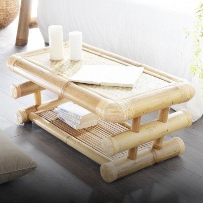 Lire la suite à propos de l’article Osez le bambou avec une petite table basse