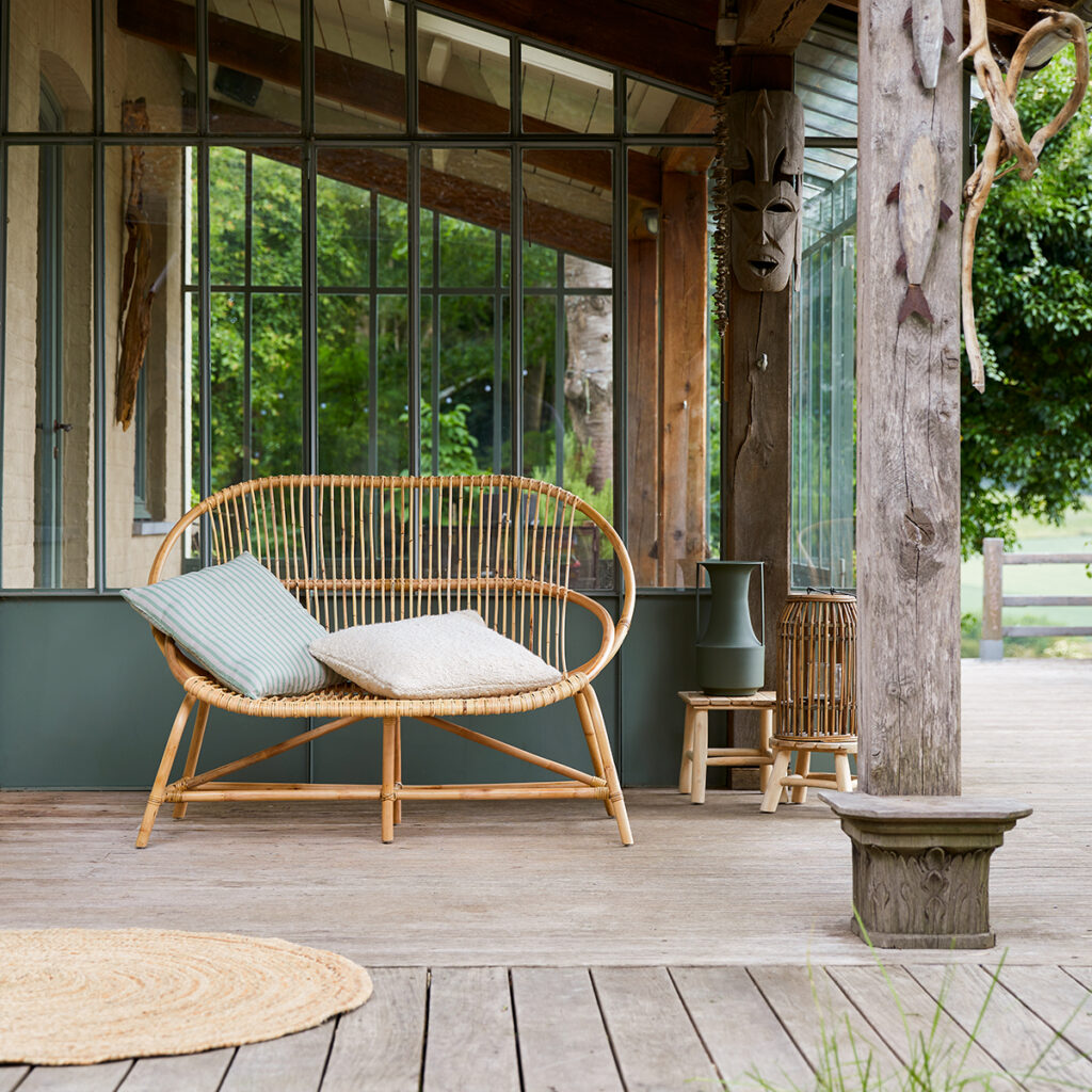 Chaise de jardin en métal blanc - Meuble pour l'extérieur - Tikamoon